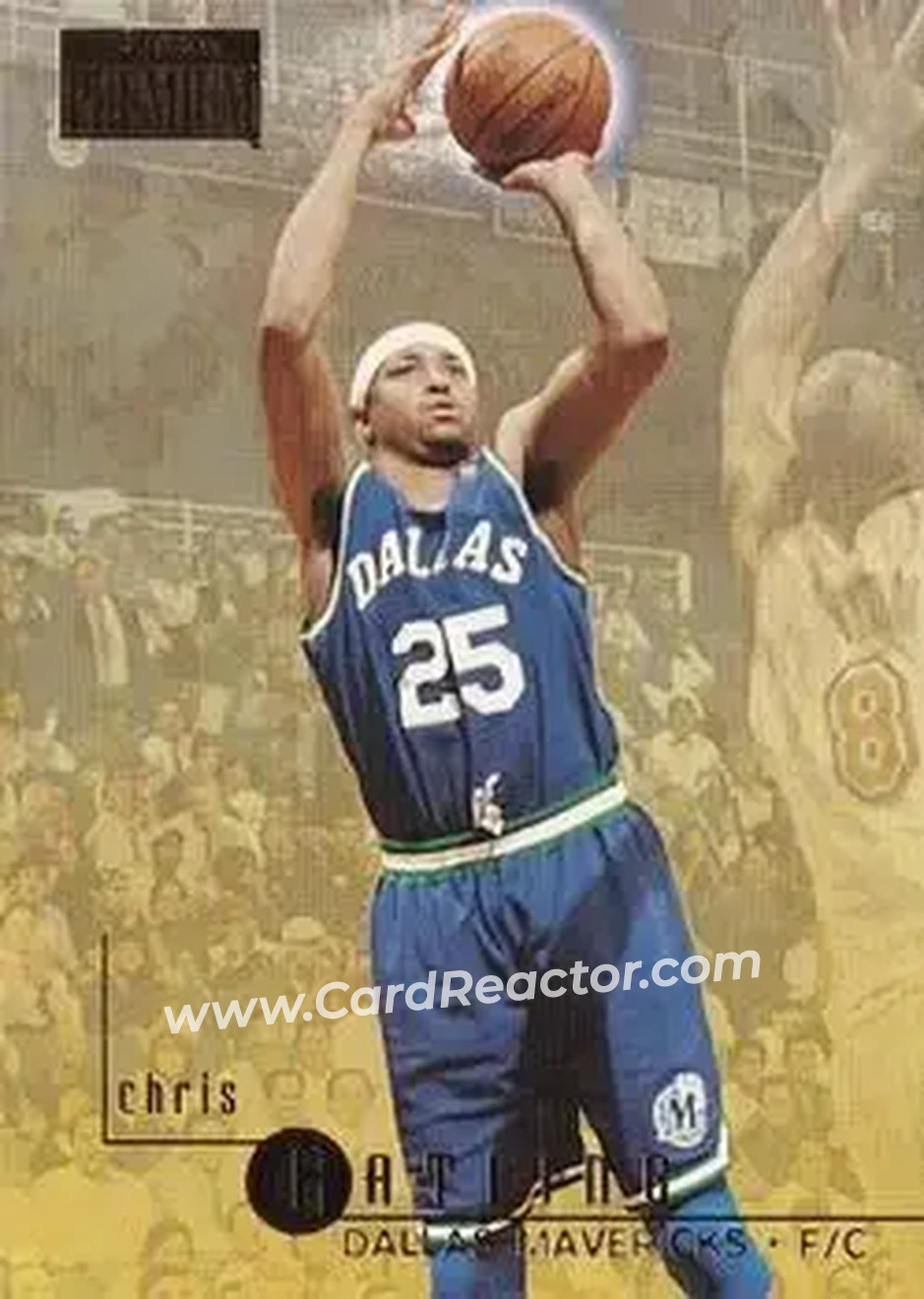1996-97 SkyBox Premium #146 - Chris Gatling - Dallas Mavericks - Front