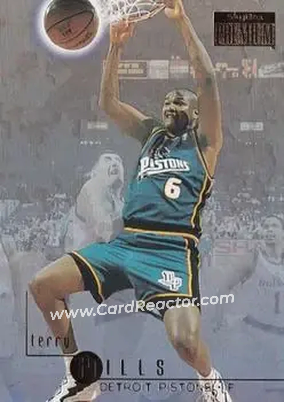 1996-97 SkyBox Premium #152 - Terry Mills - Detroit Pistons - Front