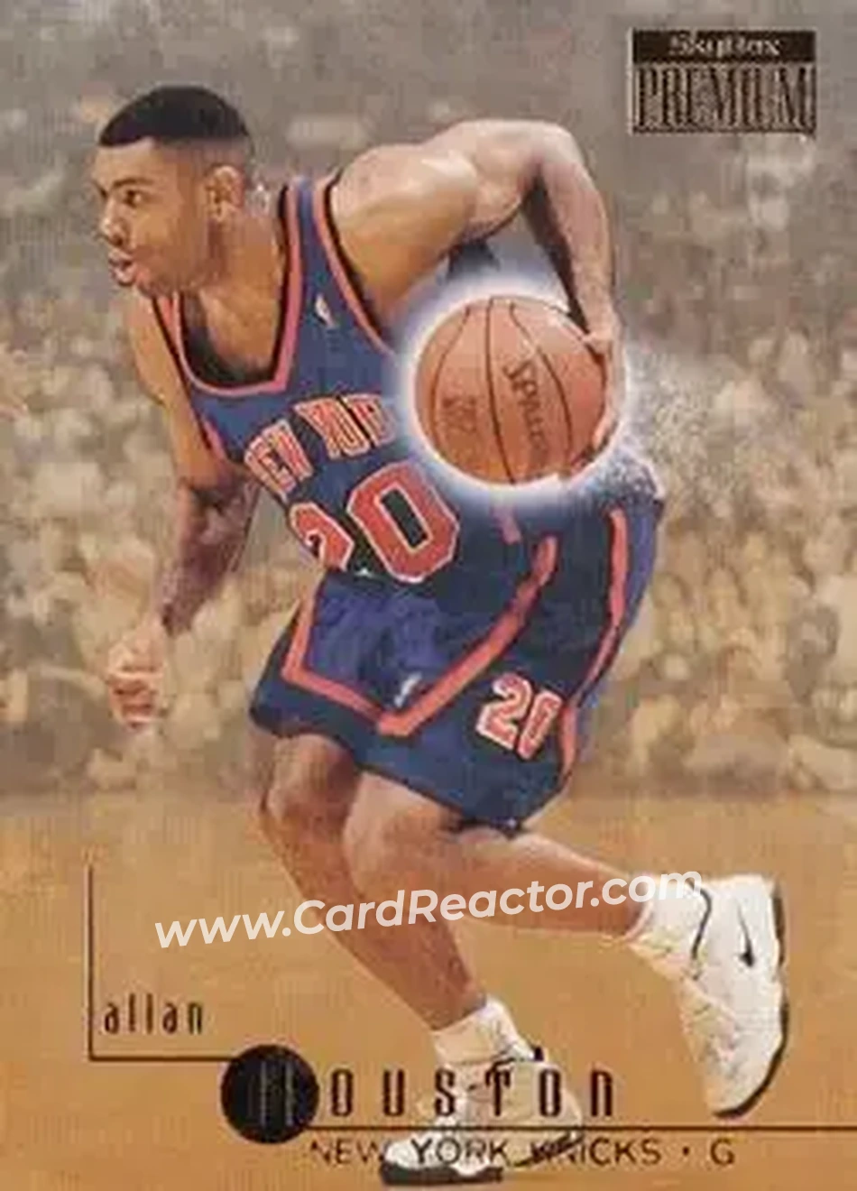 1996-97 SkyBox Premium #174 - Allan Houston - New York Knicks - Front