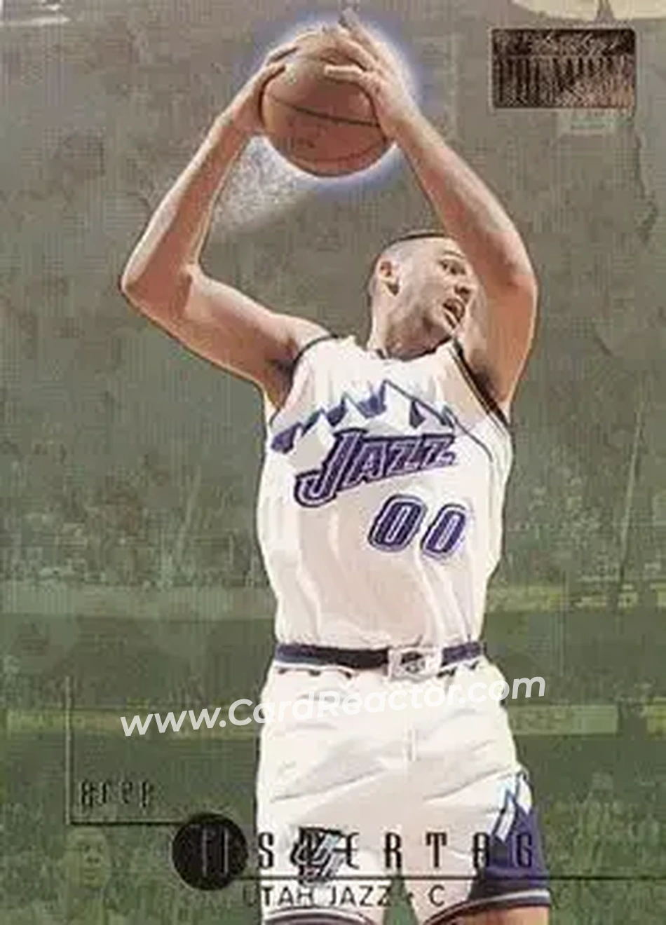 1996-97 SkyBox Premium #194 - Greg Ostertag - Utah Jazz - Front