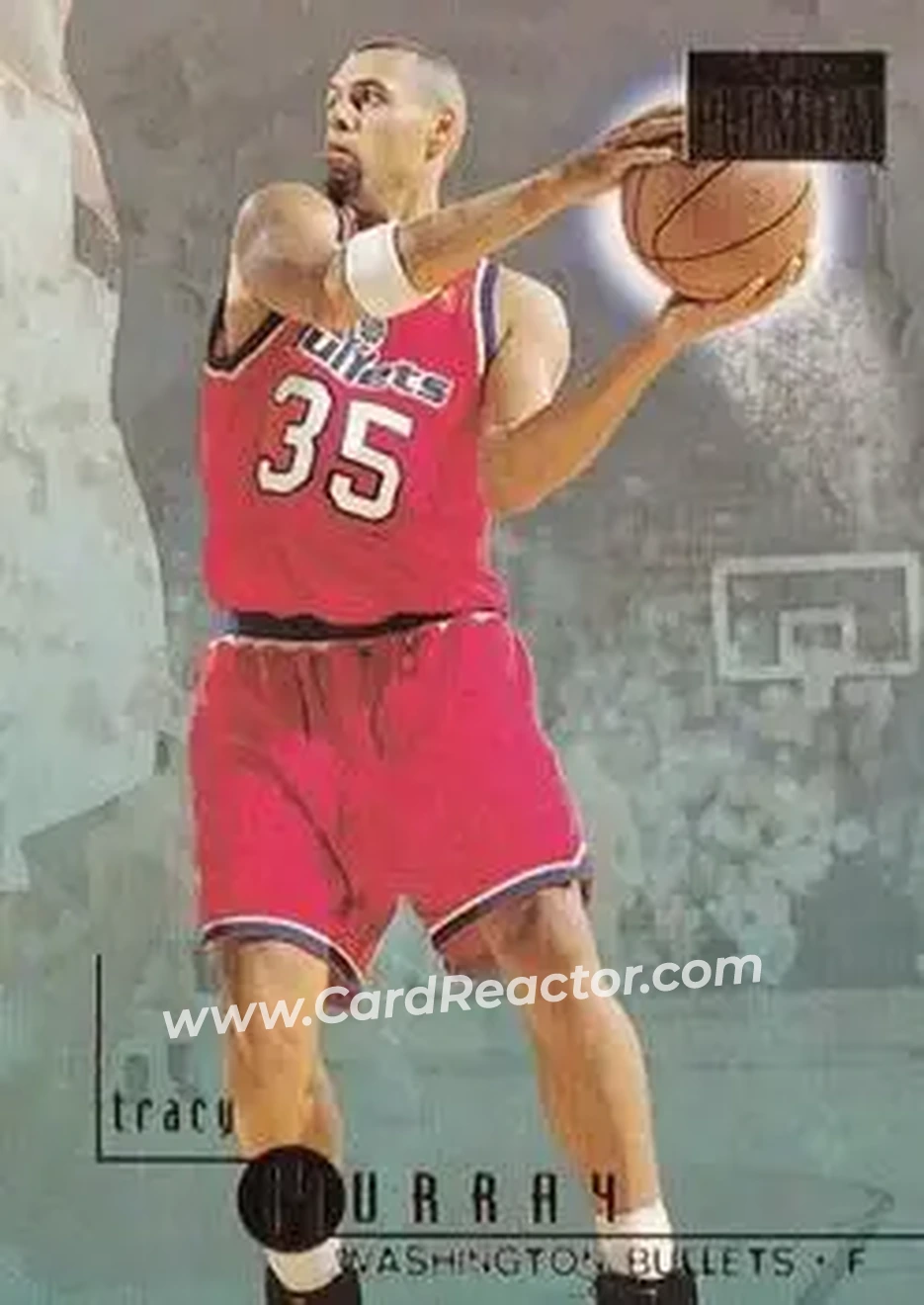 1996-97 SkyBox Premium #198 - Tracy Murray - Washington Bullets - Front
