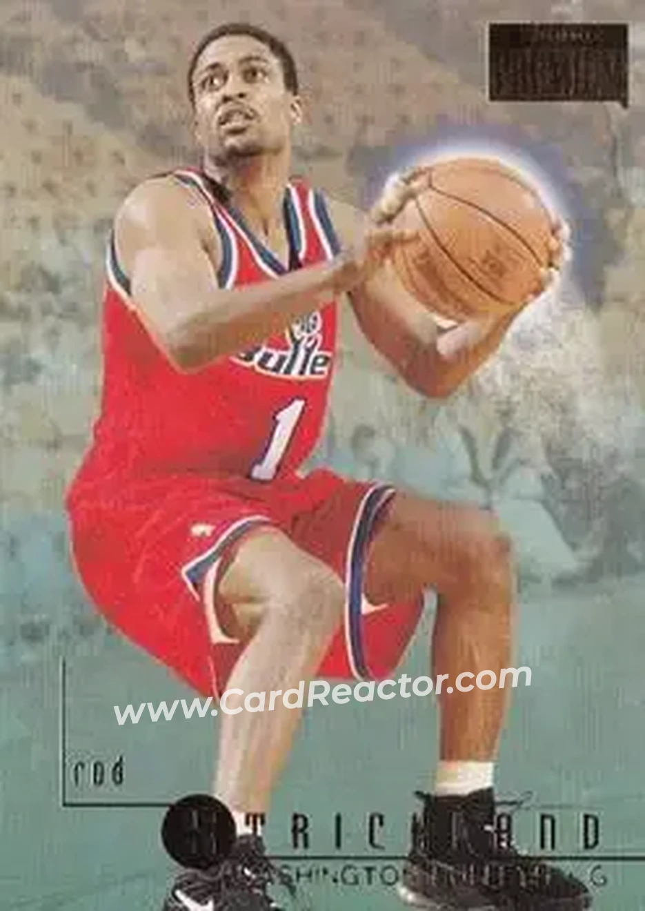 1996-97 SkyBox Premium #199 - Rod Strickland - Washington Bullets - Front