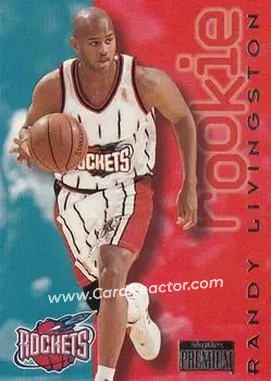 1996-97 SkyBox Premium #220 - Randy Livingston - Houston Rockets - Front