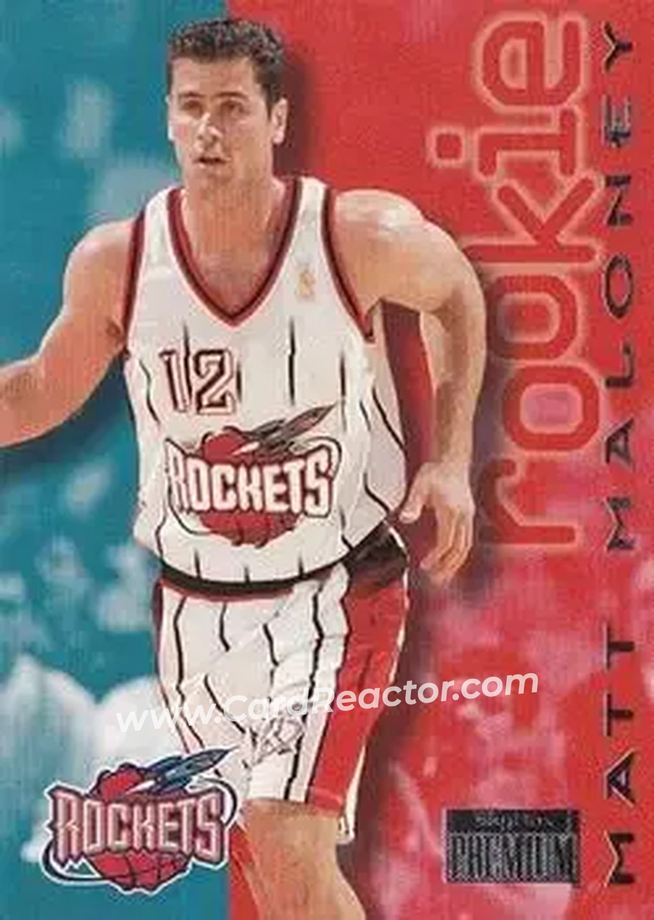 1996-97 SkyBox Premium #221 - Matt Maloney - Houston Rockets - Front