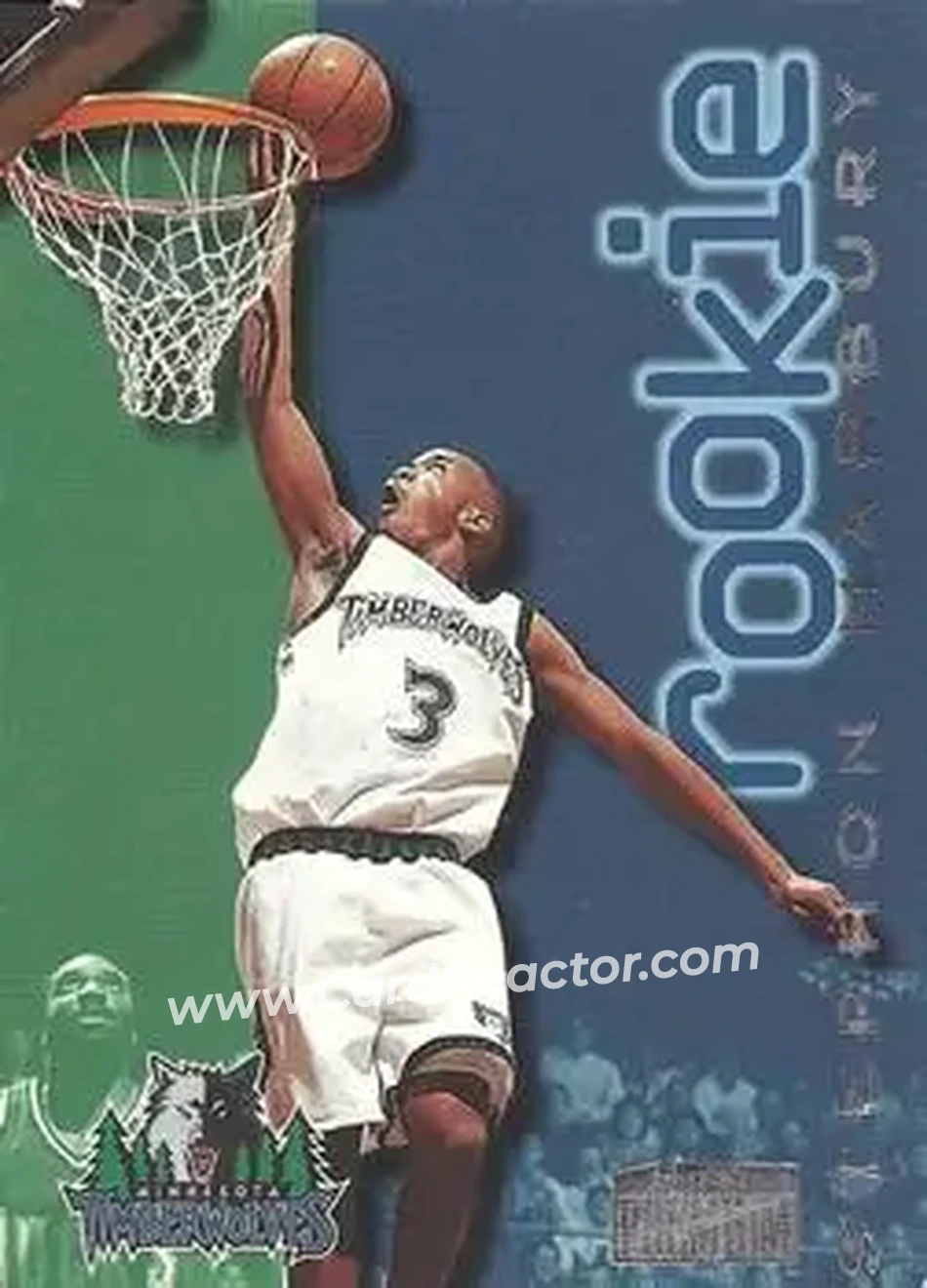 1996-97 SkyBox Premium #222 - Stephon Marbury - Minnesota Timberwolves - Front