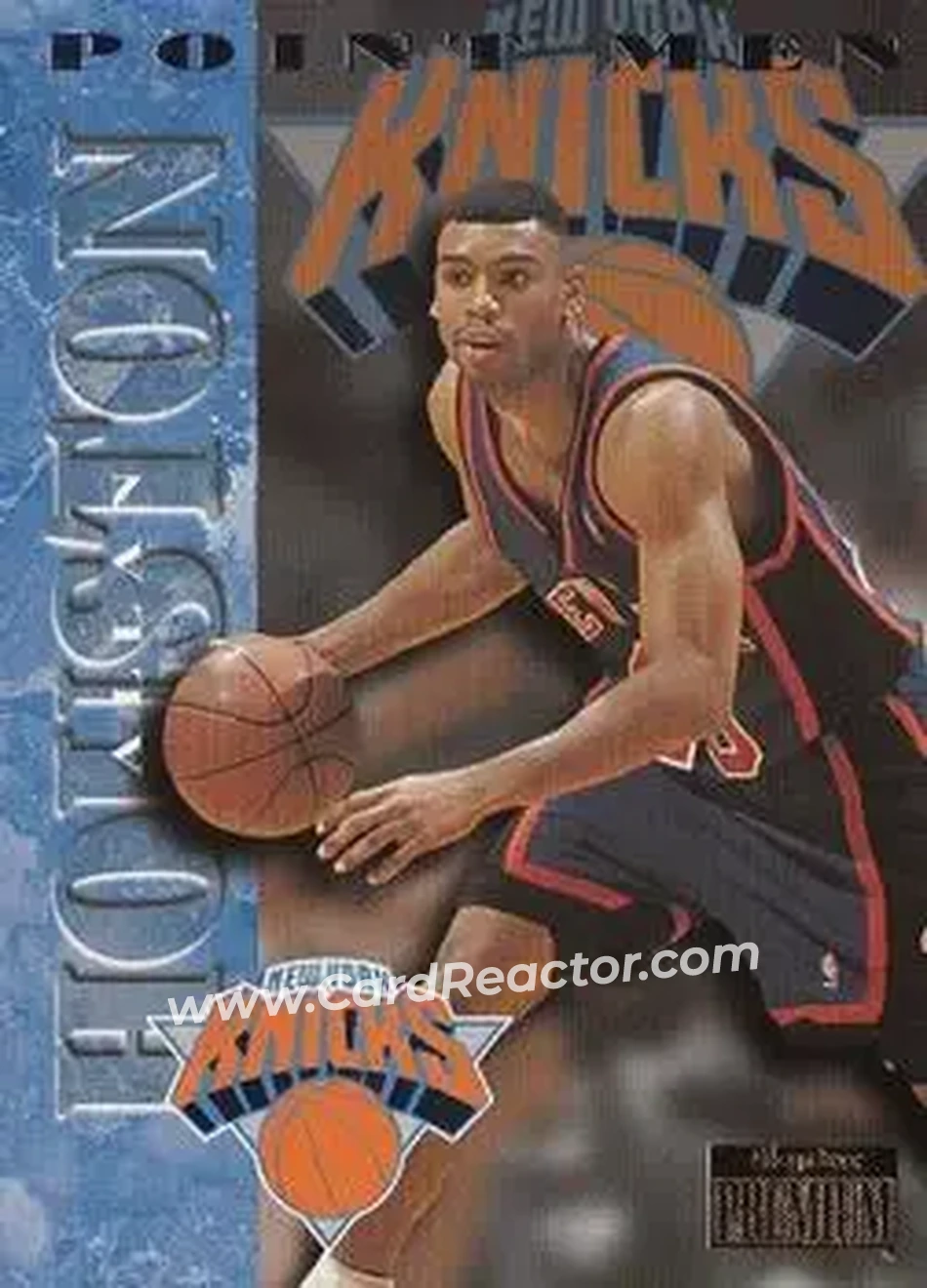 1996-97 SkyBox Premium #244 - Allan Houston - New York Knicks - Front