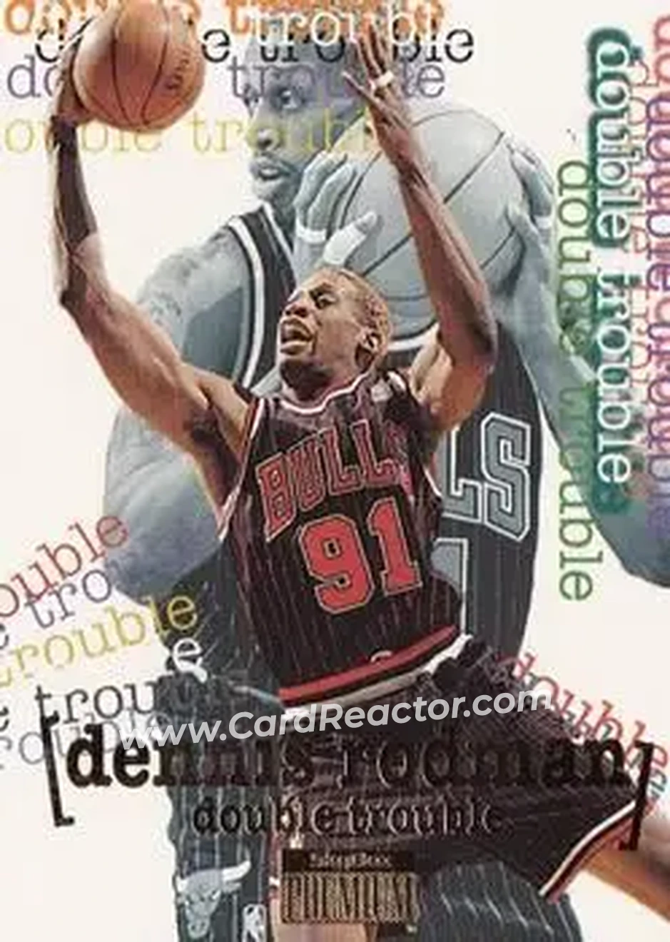 1996-97 SkyBox Premium #276 - Dennis Rodman - Chicago Bulls - Front