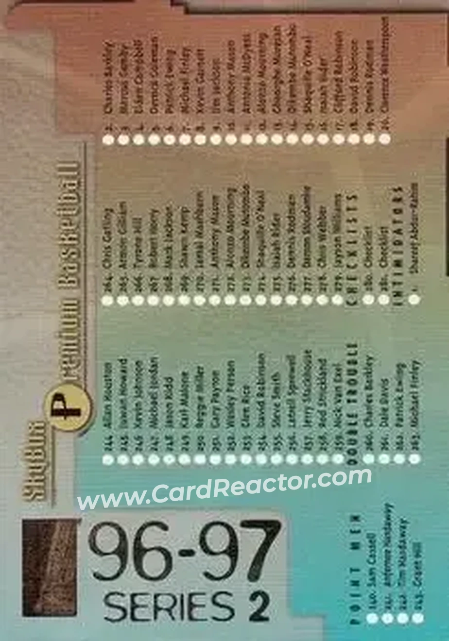 1996-97 SkyBox Premium #281 - Card #281 - Front
