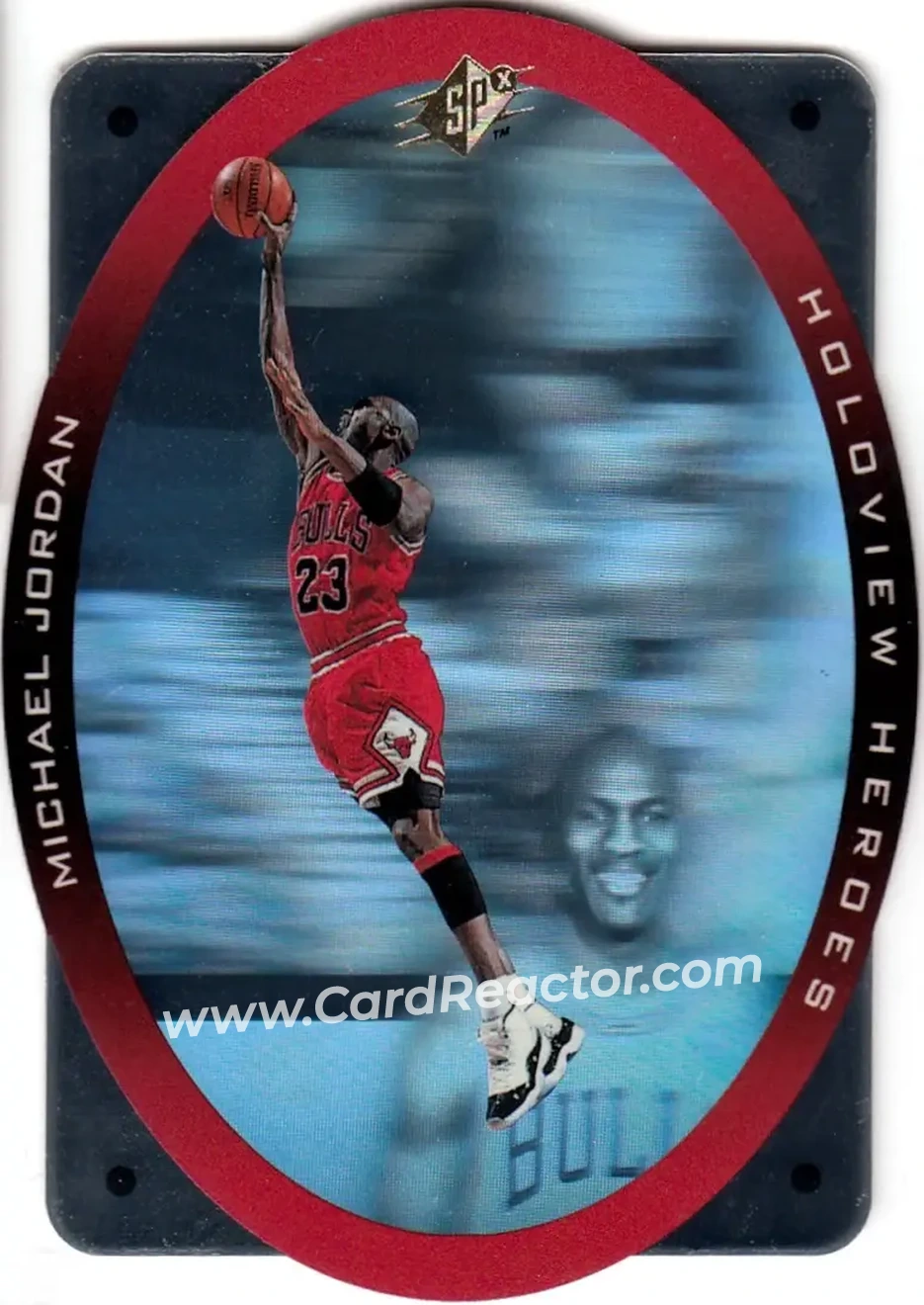 1996 SPx - Holoview Heroes #H1 - Michael Jordan - Chicago Bulls