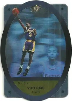 1996 SPx #26 - Nick Van Exel - Los Angeles Lakers