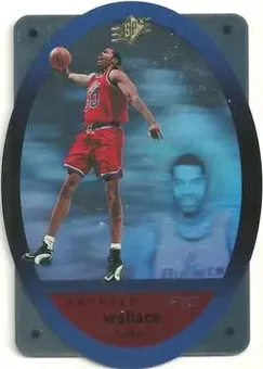 1996 SPx #50 - Rasheed Wallace - Washington Bullets