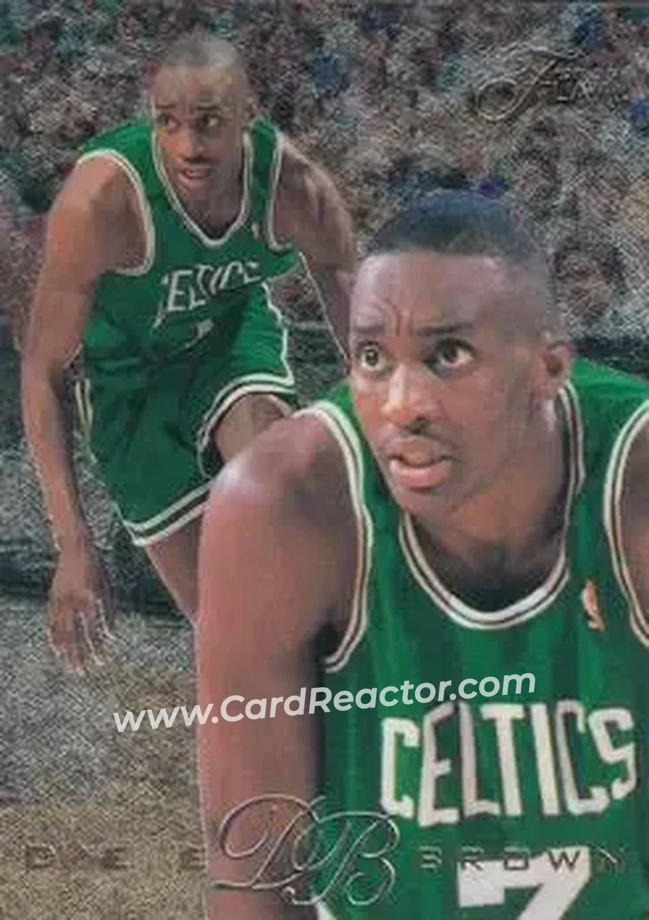 1995-96 Flair #5 - Dee Brown - Boston Celtics - Front