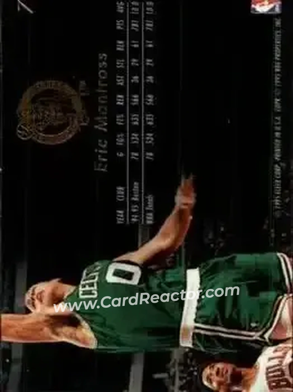 1995-96 Flair #7 - Eric Montross - Boston Celtics - Back