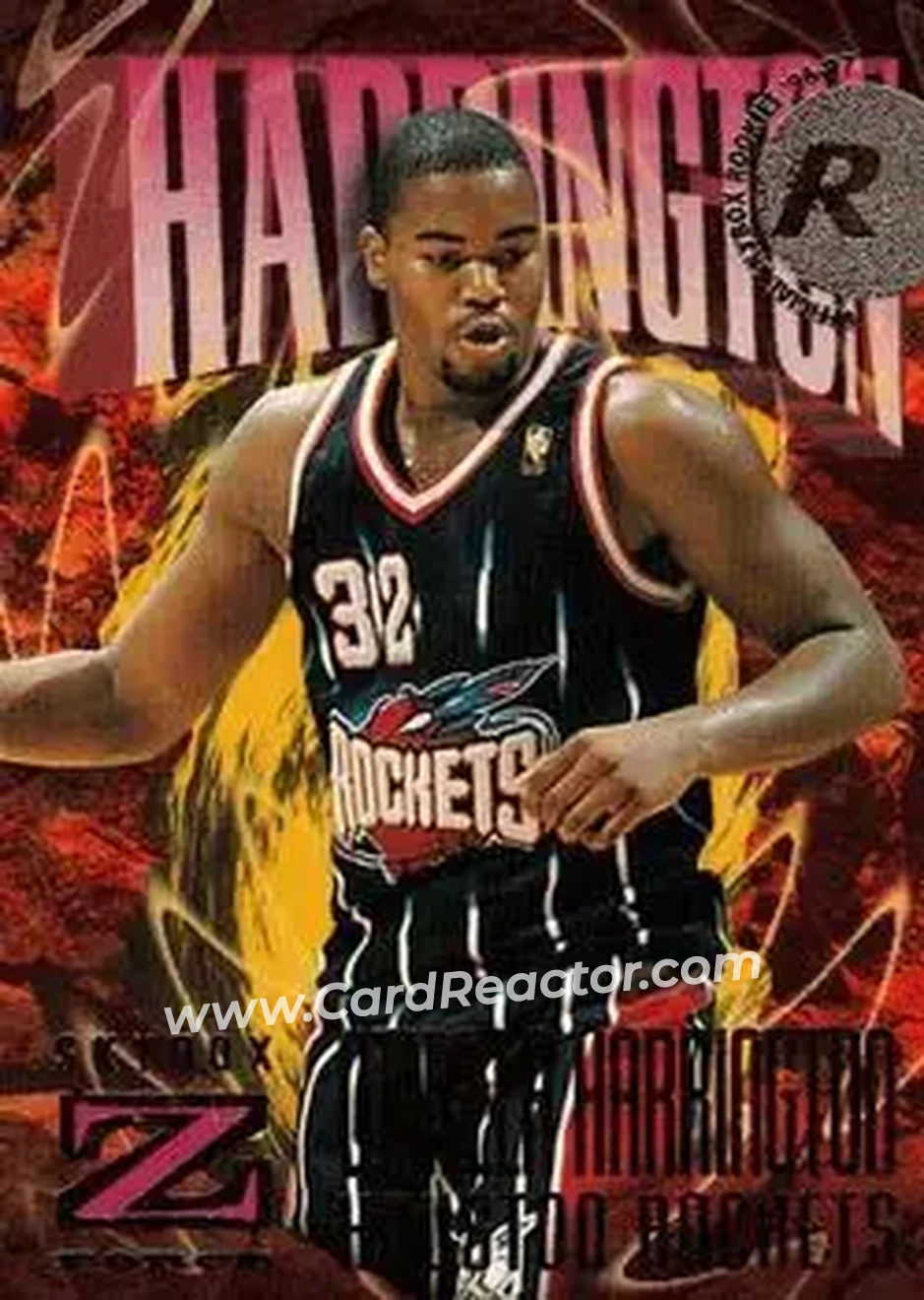 1996-97 SkyBox Z-Force #149 - Othella Harrington - Houston Rockets - Front
