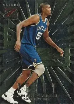 1996-97 SkyBox Z-Force - Zebut #18 - Samaki Walker - Dallas Mavericks
