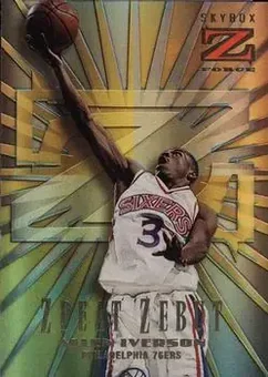 1996-97 SkyBox Z-Force - Zebut Zpeat #8 - Allen Iverson - Philadelphia 76ers