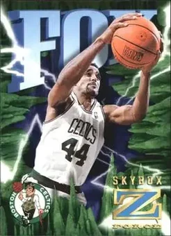 1996-97 SkyBox Z-Force - Z-Cling #5 - Rick Fox - Boston Celtics