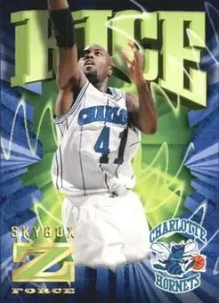 1996-97 SkyBox Z-Force - Z-Cling #10 - Glen Rice - Charlotte Hornets