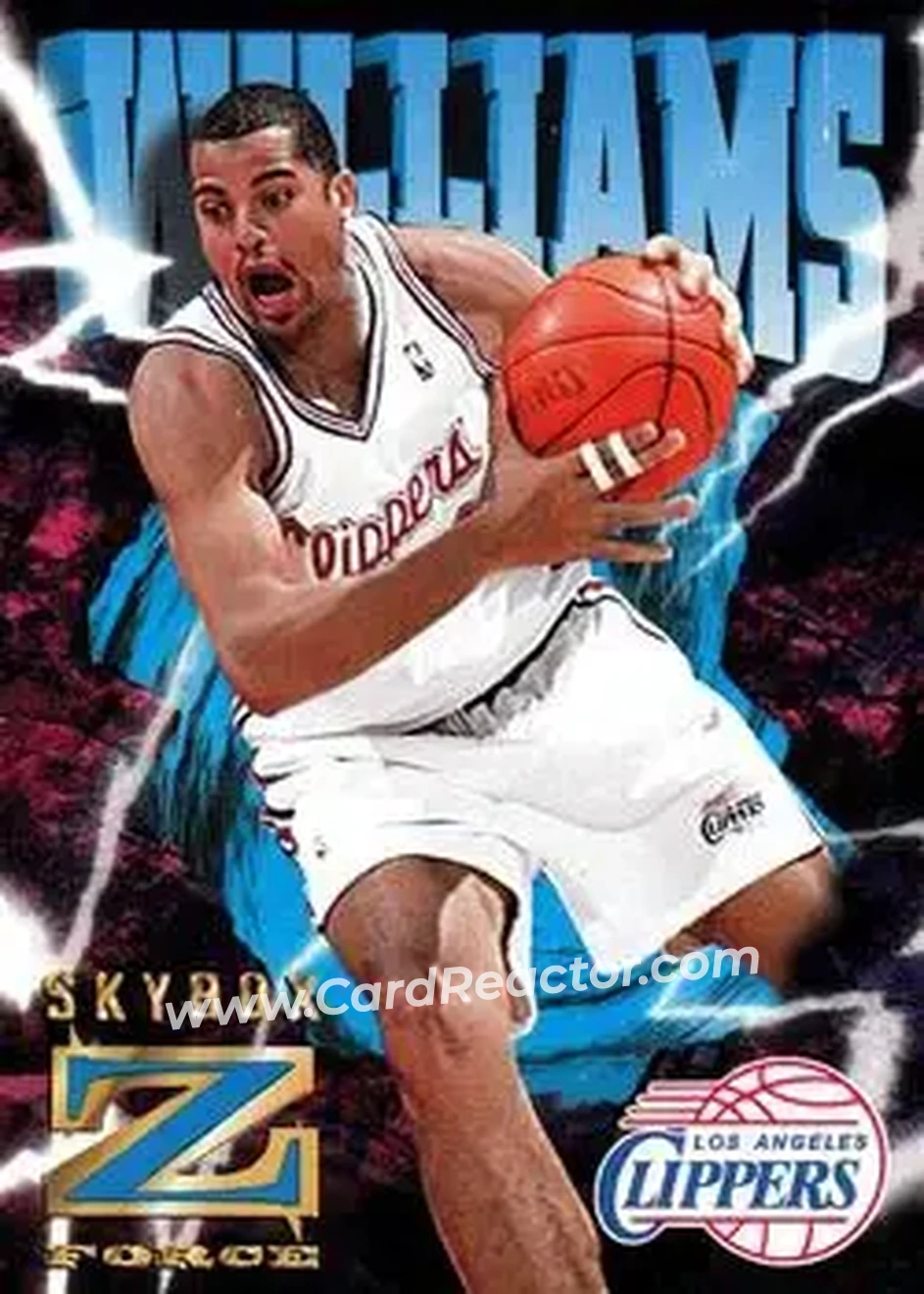 1996-97 SkyBox Z-Force - Z-Cling #42 - Bison Dele - Los Angeles Clippers - Front
