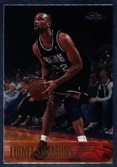 1996-97 Topps Chrome #200 - Lionel Simmons - Sacramento Kings