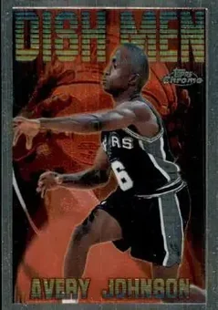 1996-97 Topps Chrome - Season's Best #13 - Avery Johnson - San Antonio Spurs