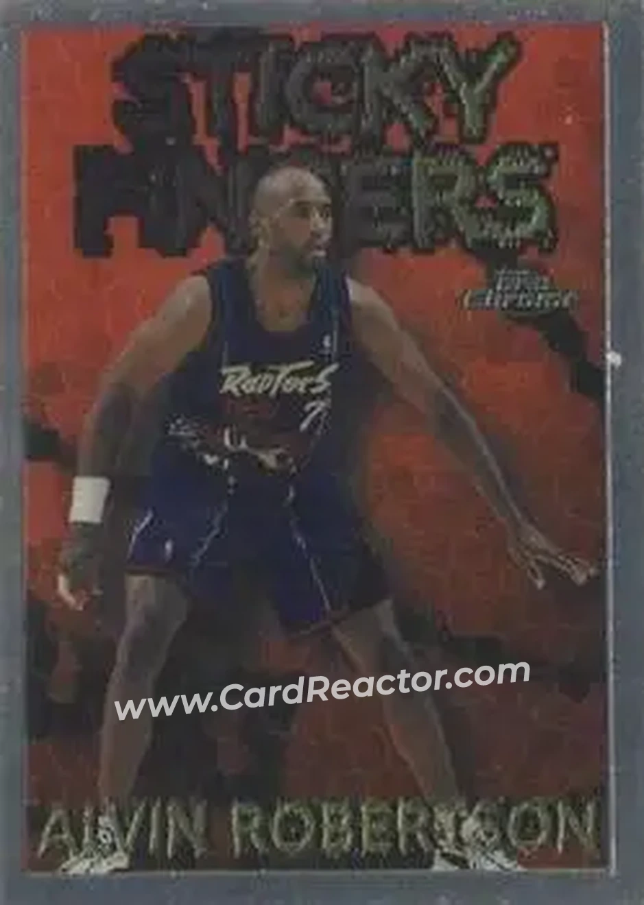 1996-97 Topps Chrome - Season's Best #20 - Alvin Robertson - Toronto Raptors - Front