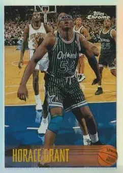 1996-97 Topps Chrome - Refractors #27R - Horace Grant - Orlando Magic