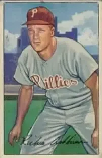 1952 Bowman #53 - Richie Ashburn - Philadelphia Phillies