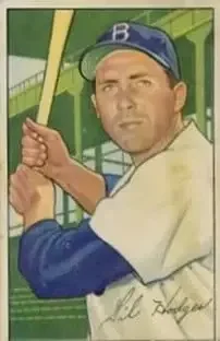 1952 Bowman #80 - Gil Hodges