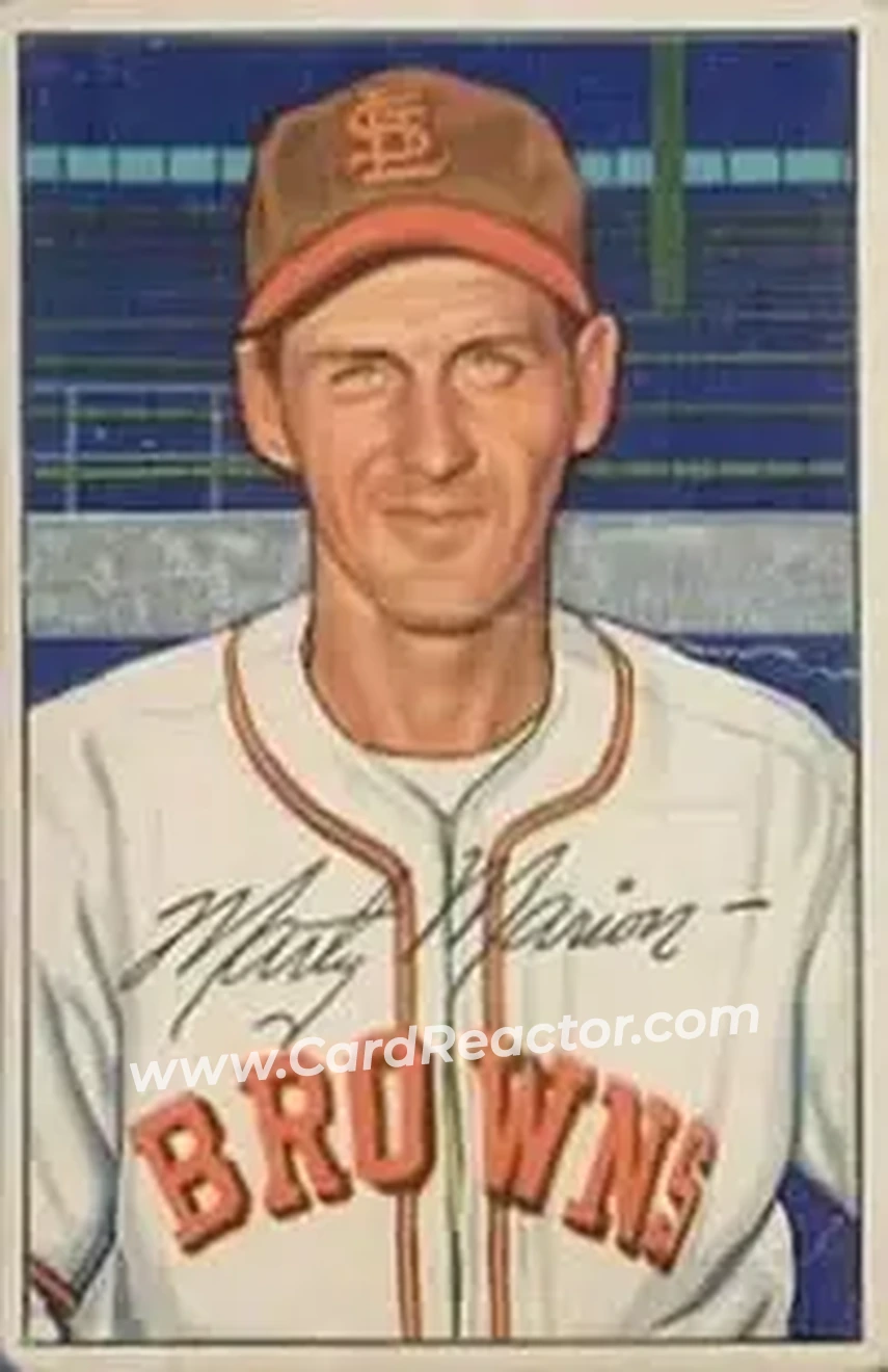 1952 Bowman #85 - Marty Marion - St. Louis Browns