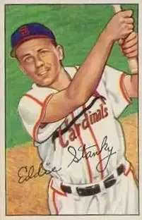 1952 Bowman #160 - Ed Stanky - St. Louis Cardinals