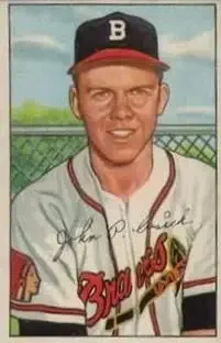 1952 Bowman #192 - John Cusick - Boston Braves