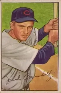 1952 Bowman #195 - Frank Baumholtz - Chicago Cubs