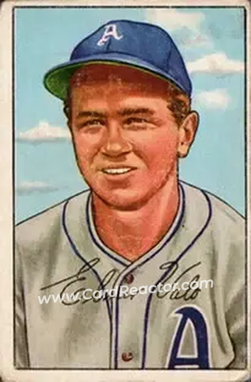 1952 Bowman #206 - Elmer Valo - Philadelphia Athletics - Front