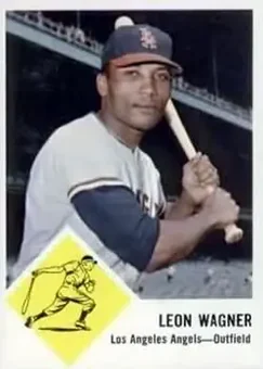 1963 Fleer #21 - Leon Wagner - Los Angeles Angels