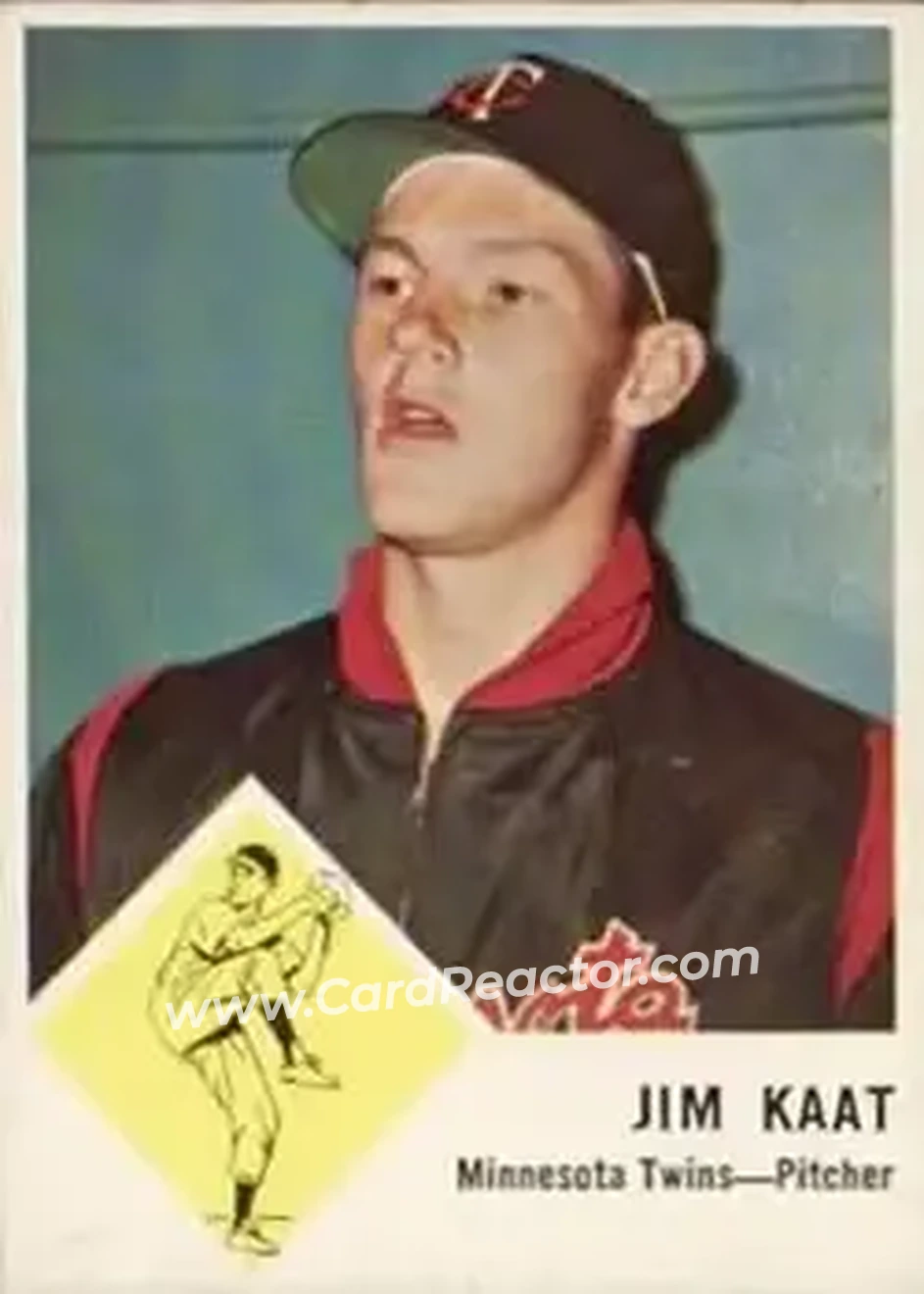 1963 Fleer #22 - Jim Kaat - Minnesota Twins