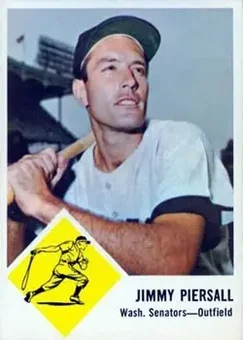 1963 Fleer #29 - Jim Piersall - Washington Senators