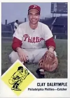 1963 Fleer #52 - Clay Dalrymple - Philadelphia Phillies