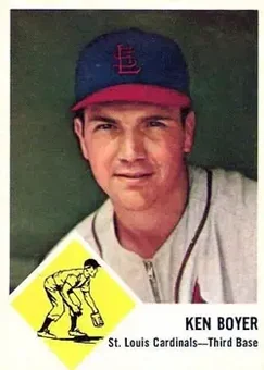 1963 Fleer #60 - Ken Boyer - St. Louis Cardinals