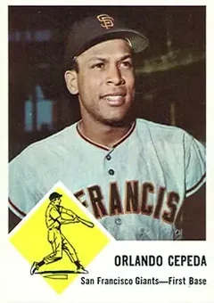1963 Fleer #64 - Orlando Cepeda