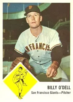 1963 Fleer #66 - Billy O'Dell - San Francisco Giants