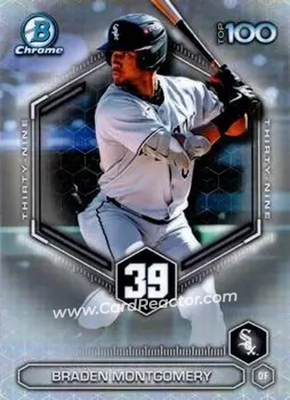 2026 Bowman - Bowman Scouts' Top 100 #BTP-39 - Braden Montgomery - Chicago White Sox - Front