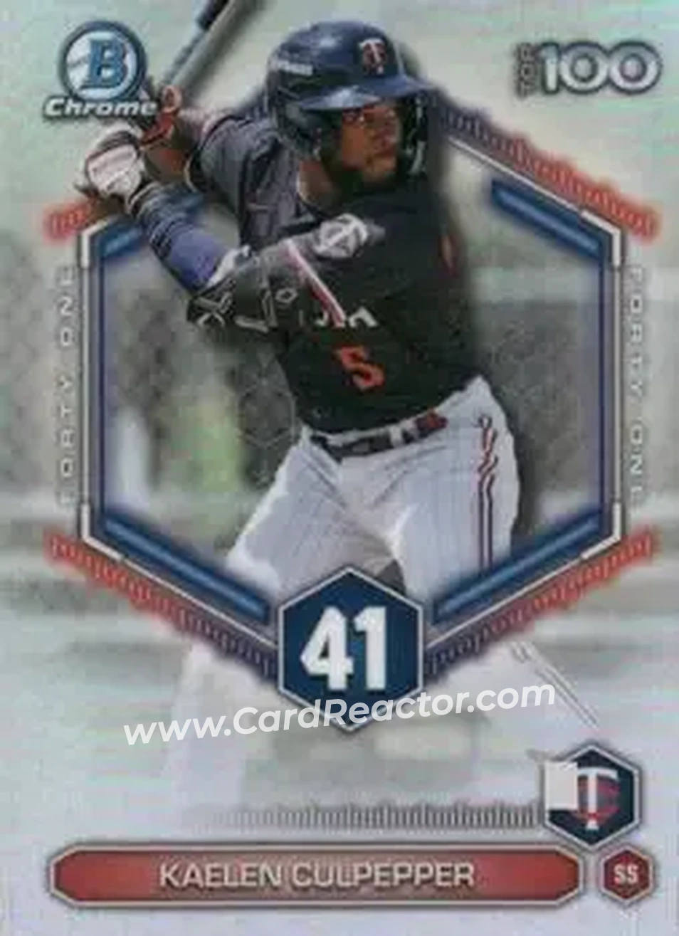 2026 Bowman - Bowman Scouts' Top 100 #BTP-41 - Kaelen Culpepper - Minnesota Twins - Front