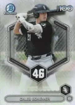 2026 Bowman - Bowman Scouts' Top 100 #BTP-46 - Caleb Bonemer - Chicago White Sox