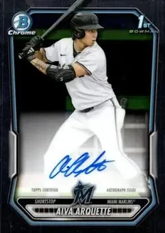 2026 Bowman - Chrome Prospect Autographs #CPA-AA - Aiva Arquette - Miami Marlins