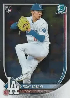 2025 Bowman Chrome #12 - Roki Sasaki - Los Angeles Dodgers