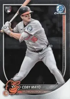 2025 Bowman Chrome #83 - Coby Mayo - Baltimore Orioles
