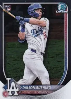 2025 Bowman Chrome #100 - Dalton Rushing - Los Angeles Dodgers