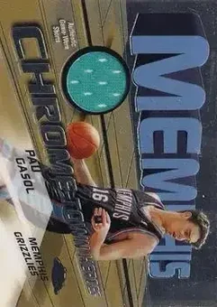 2004-05 Topps Chrome - Chrome-Town Heroes #CTH-PG - Pau Gasol - Memphis Grizzlies