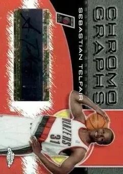 2004-05 Topps Chrome - Chromographs #CH-ST - Sebastian Telfair - Portland Trail Blazers